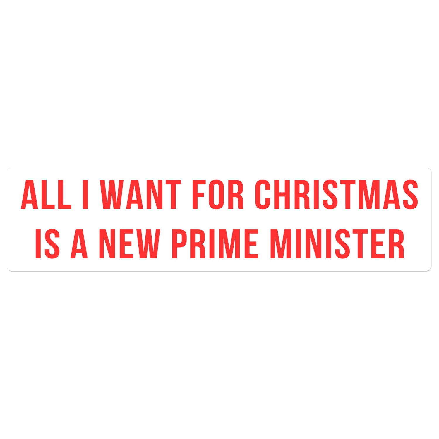 All I want for Christmas is a new Prime Minister - Tarra