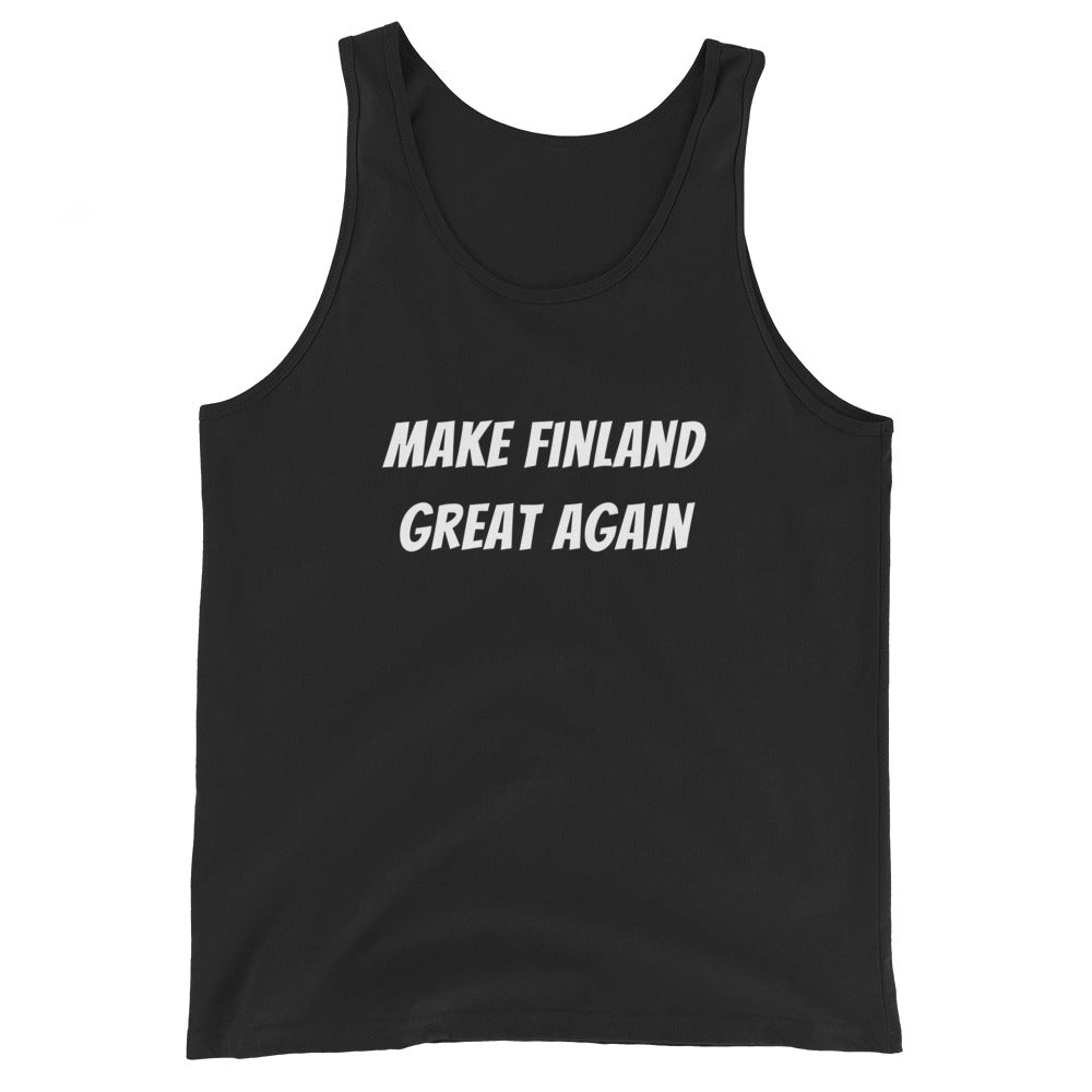 Make Finland Great Again Miesten hihaton paita