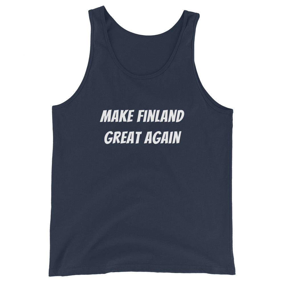 Make Finland Great Again Miesten hihaton paita