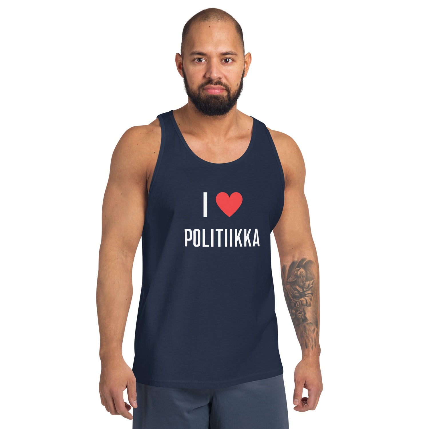 I love Politiikka Hihaton paita