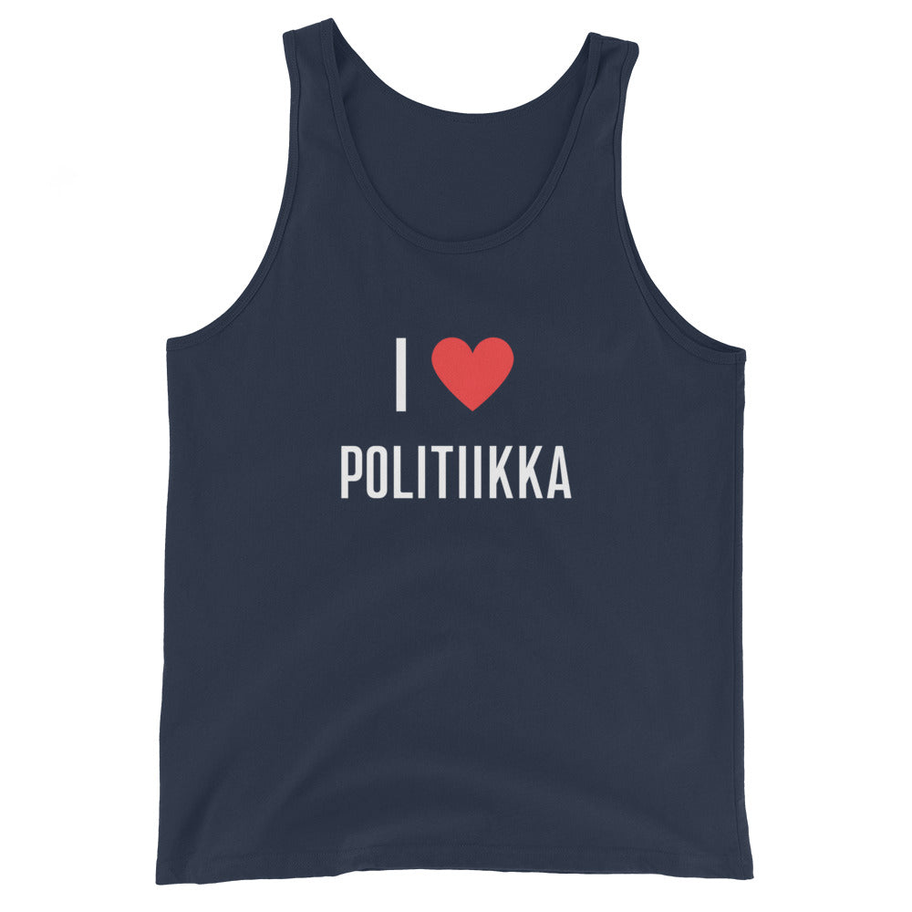 I love Politiikka Hihaton paita