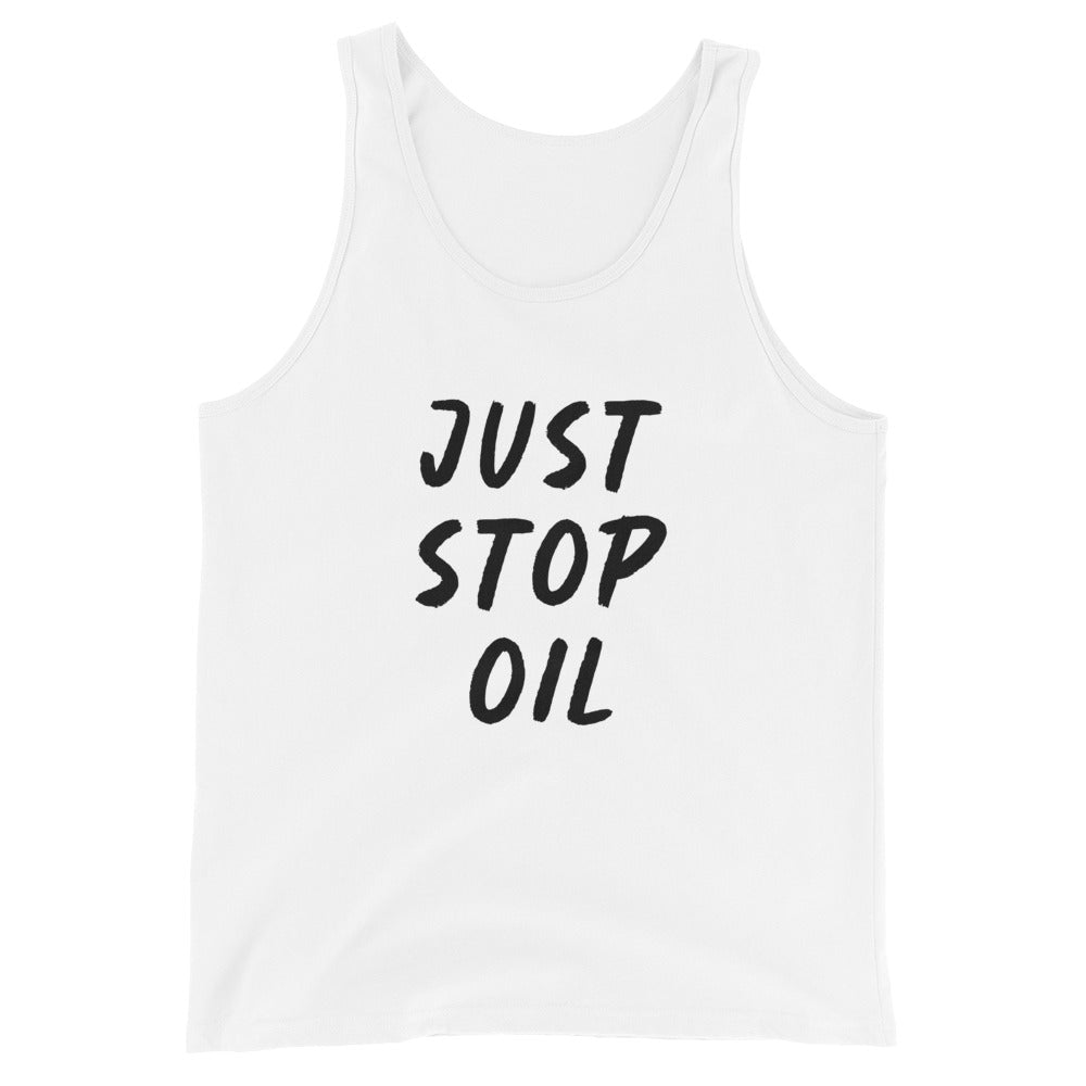 Just Stop Oil Miesten hihaton paita