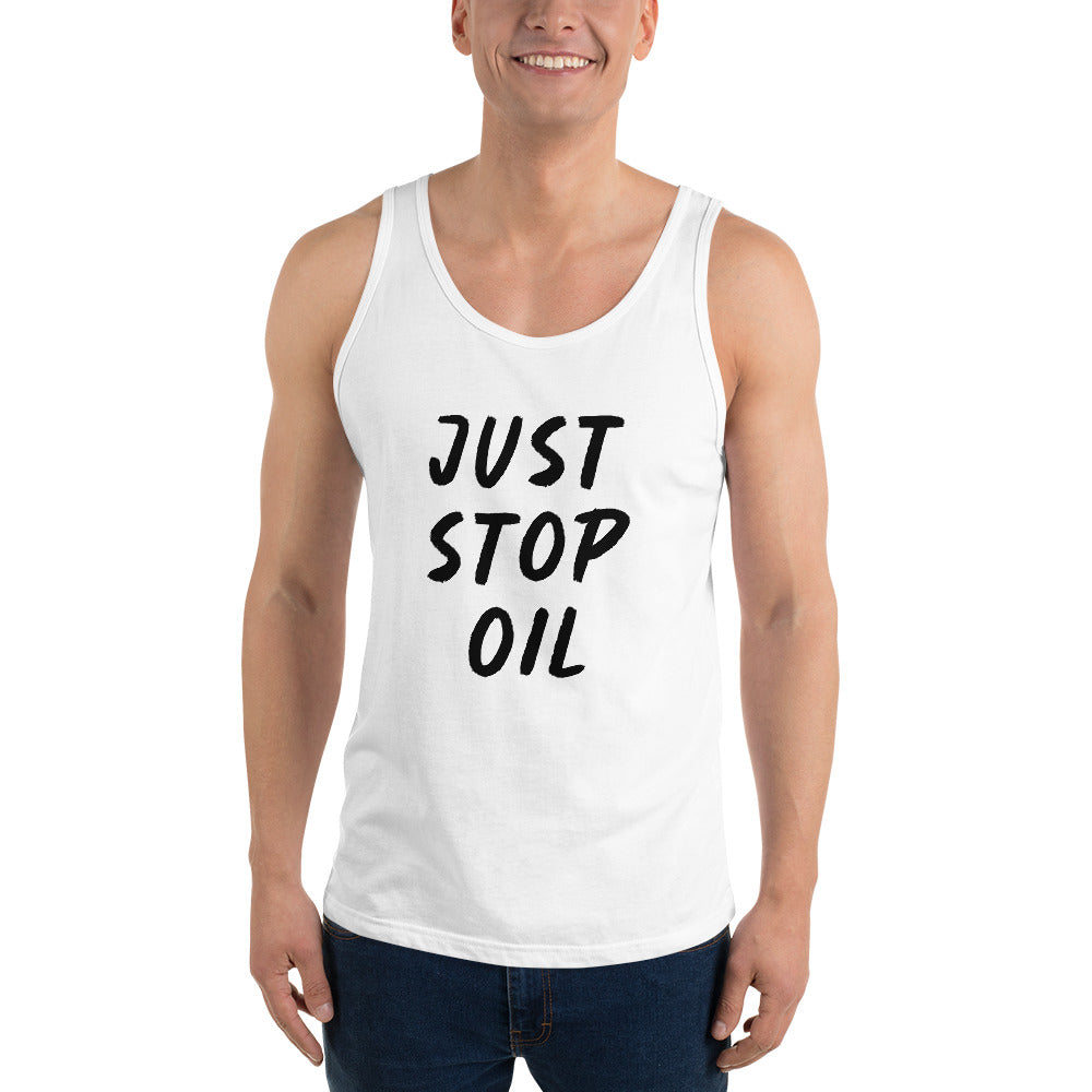 Just Stop Oil Miesten hihaton paita