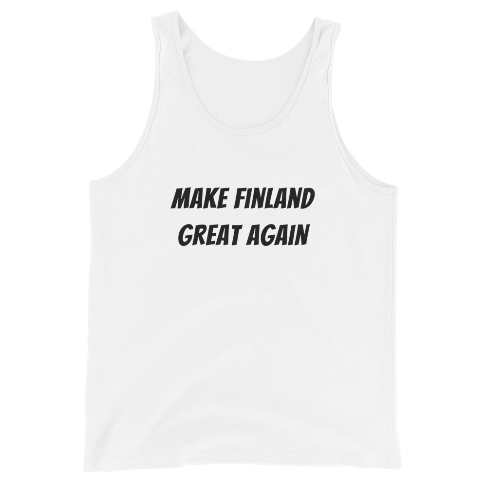 Make Finland Great Again Miesten hihaton paita