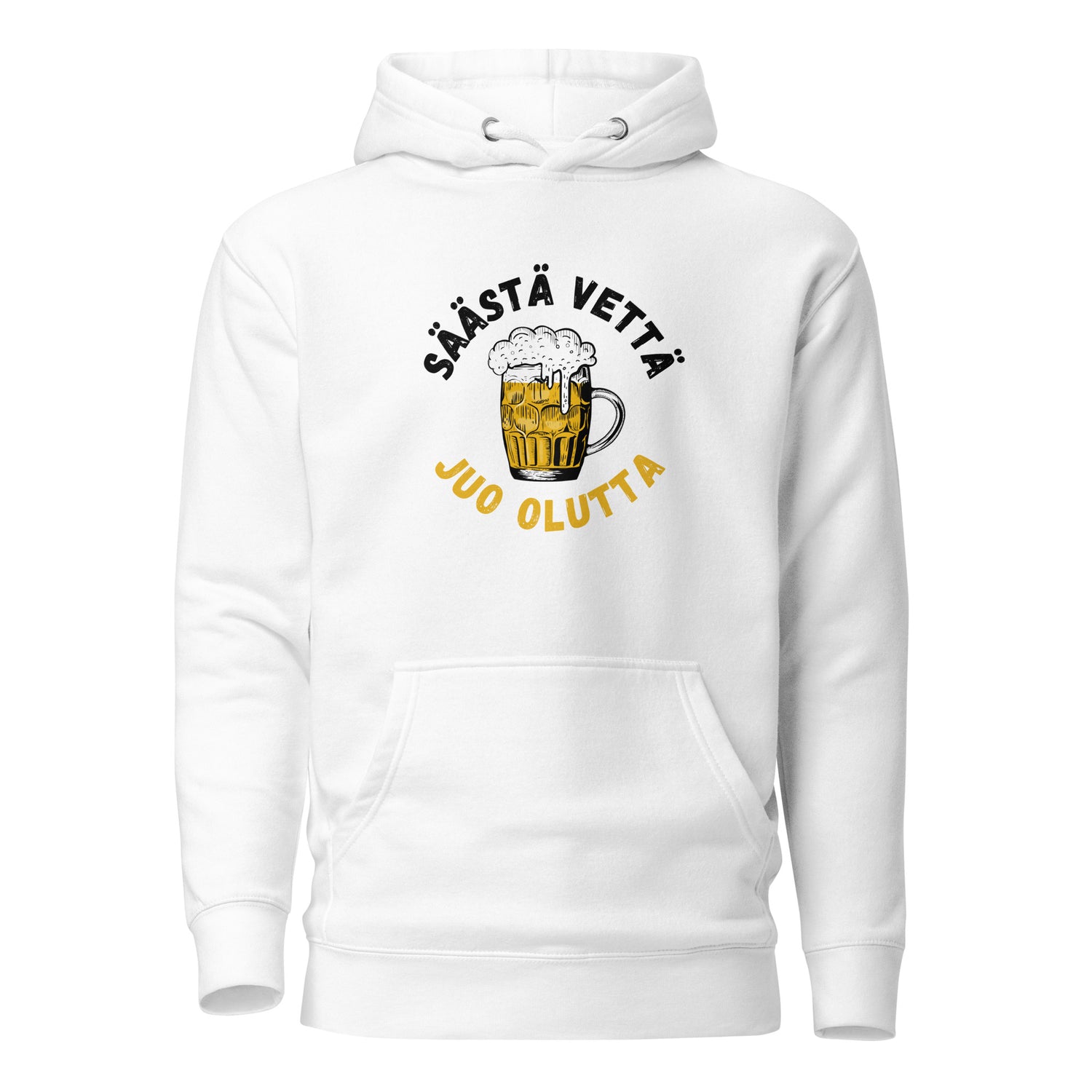 Säästä vettä juo olutta Huppari