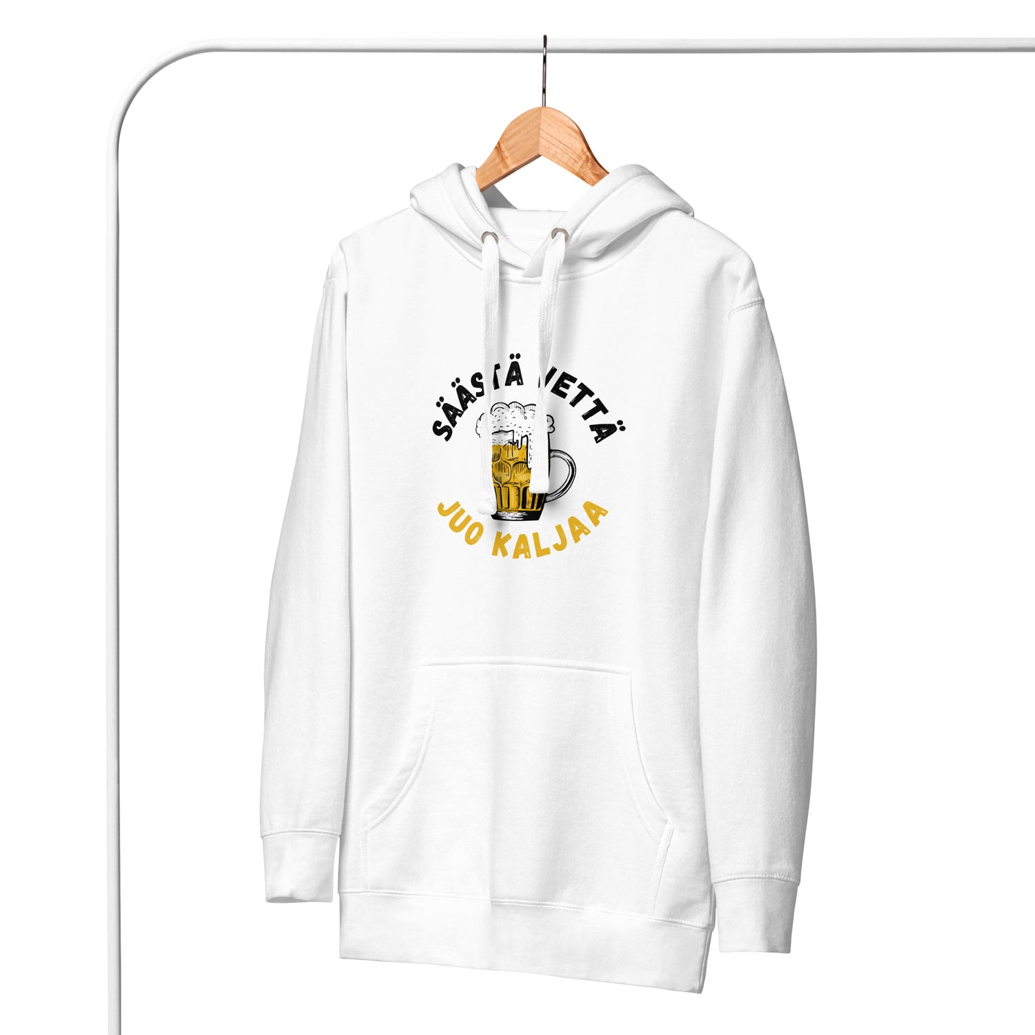 Säästä vettä juo kaljaa Huppari