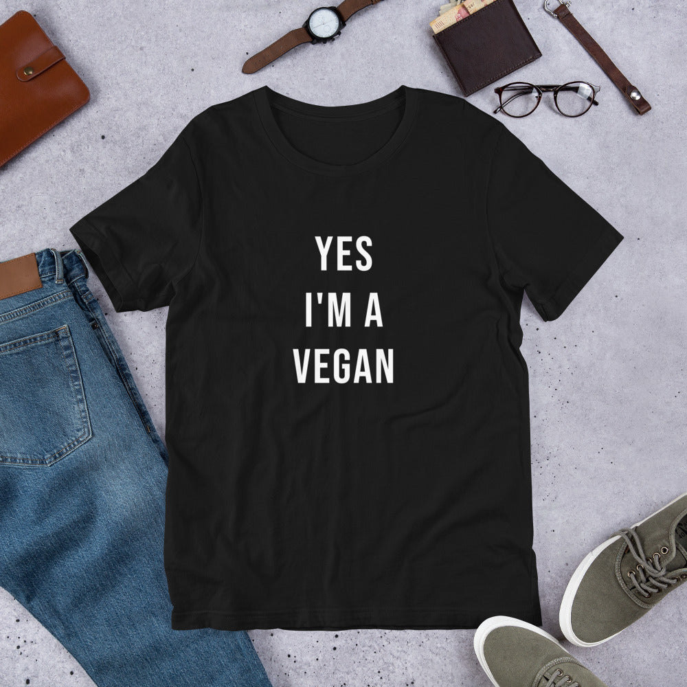 Yes I'm a Vegan T-paita