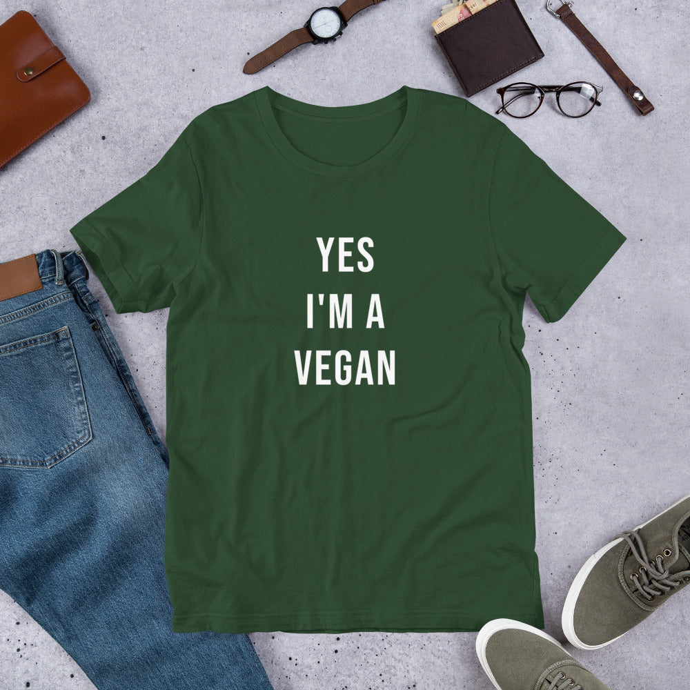 Yes I'm a Vegan T-paita