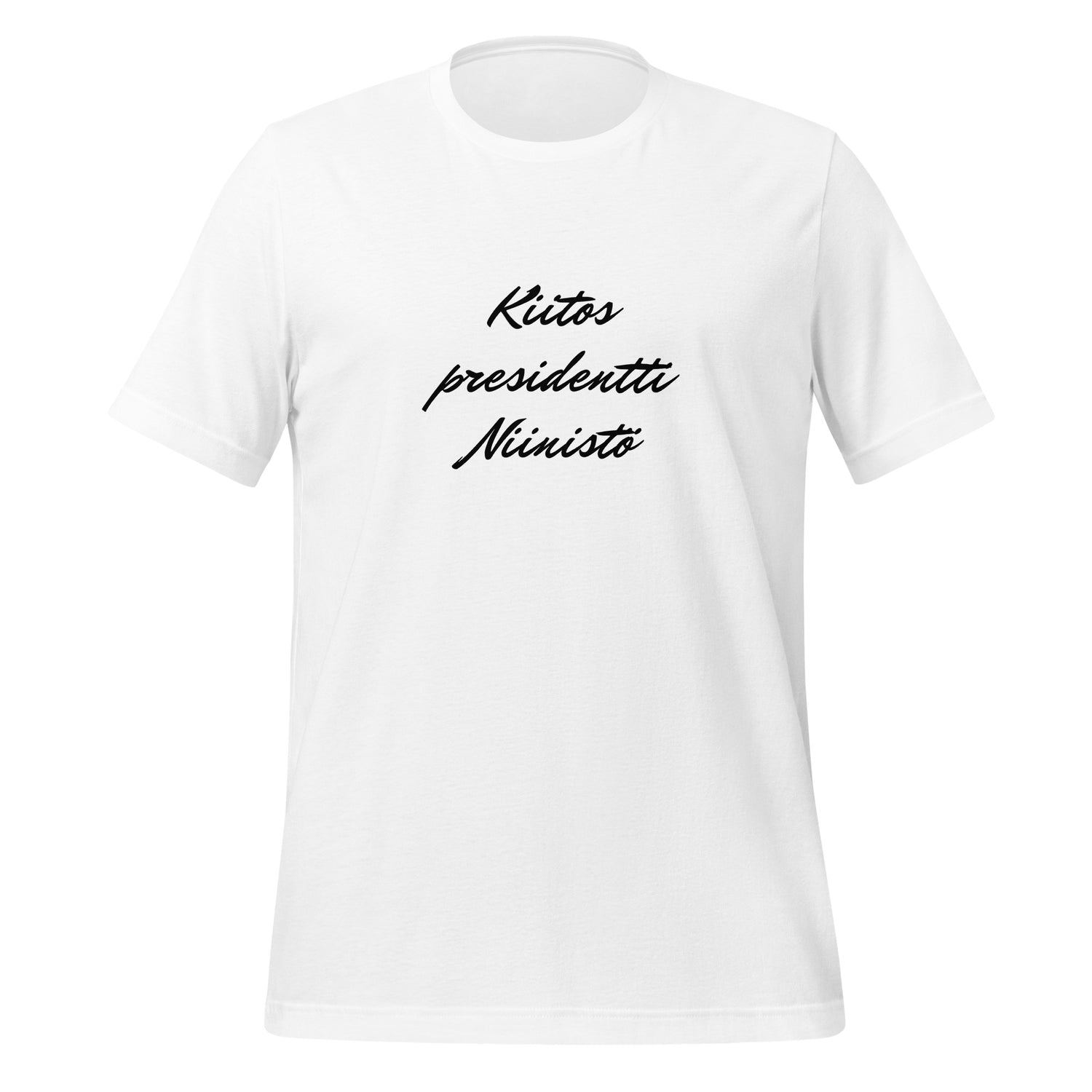 Kiitos presidentti Niinistö T-paita