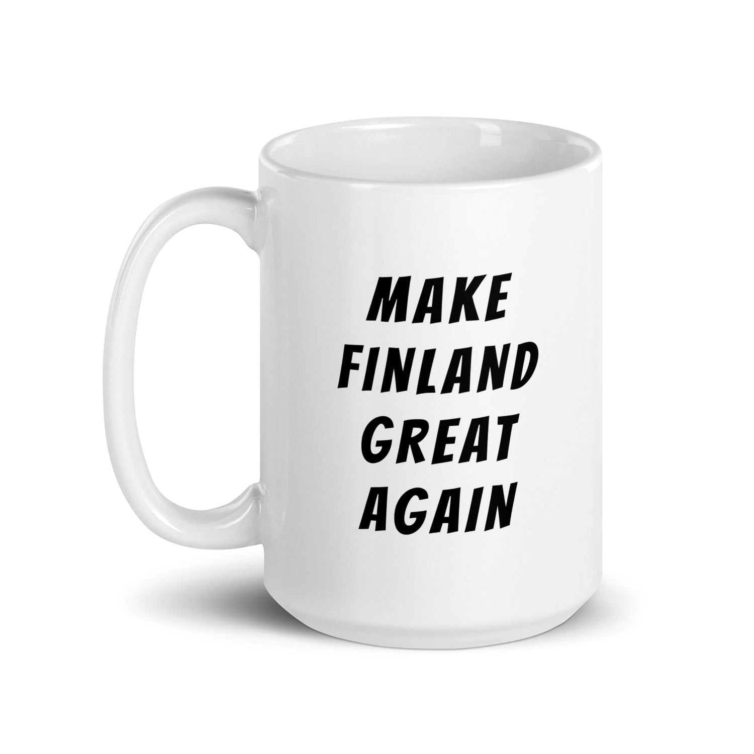 Make Finland Great Again Muki, Valkoinen-Musta