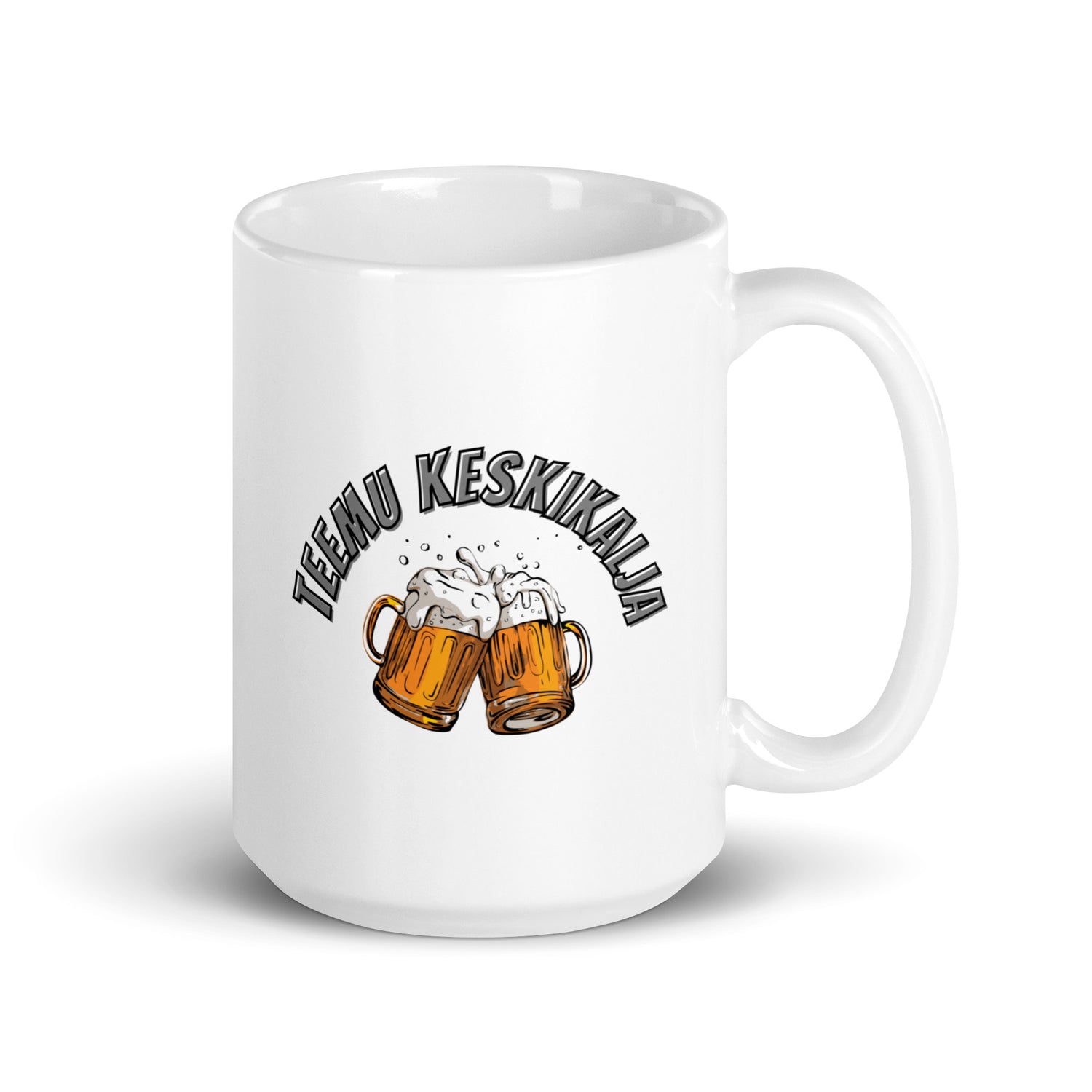 Teemu Keskikalja muki - Valkoinen