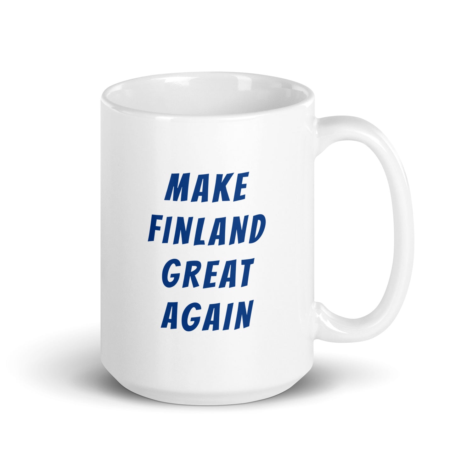 Make Finland Great Again Muki, Valkoinen-Sininen