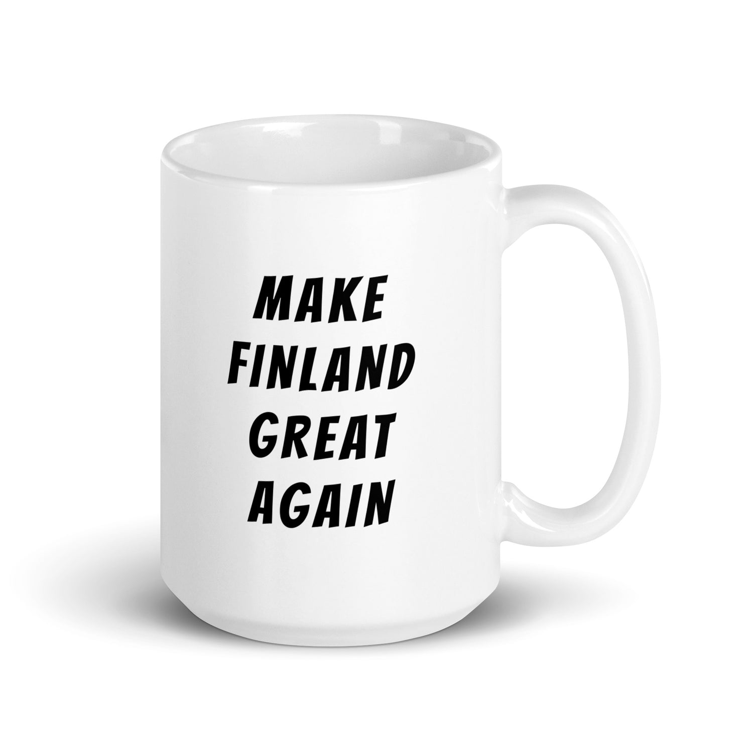 Make Finland Great Again Muki, Valkoinen-Musta