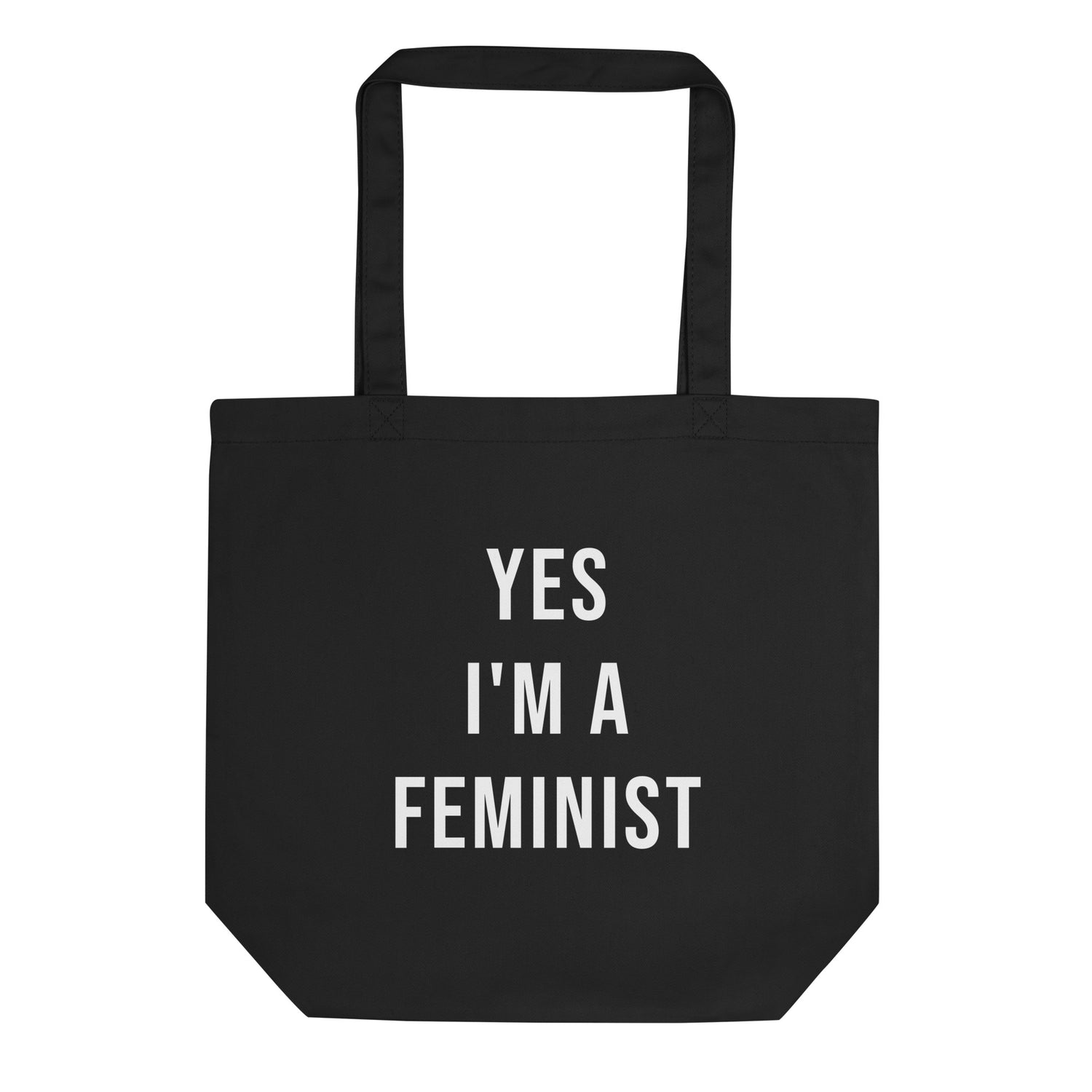 Yes I'm a Feminist Luomupuuvilla kangaskassi