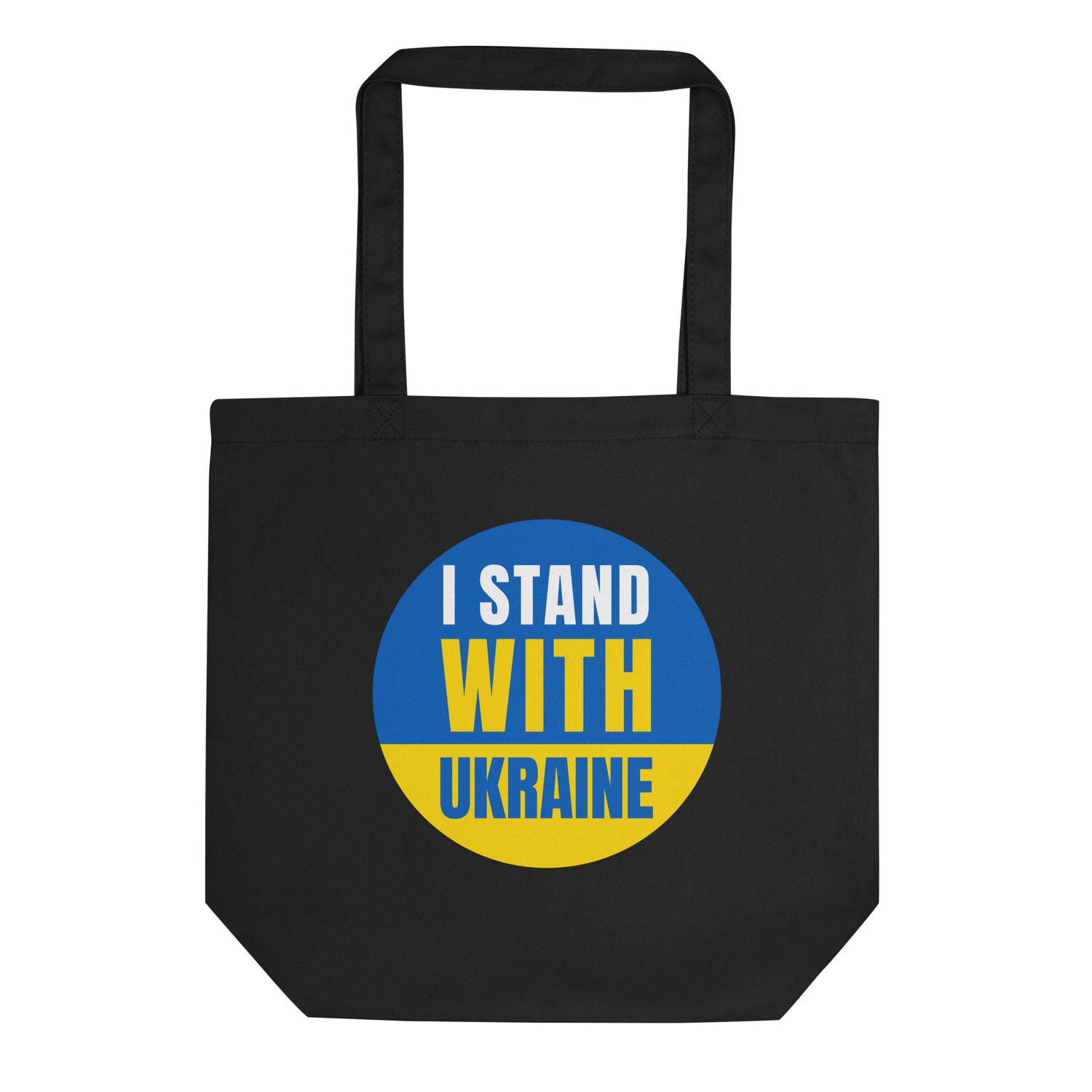 I Stand With Ukraine Luomupuuvilla kangaskassi