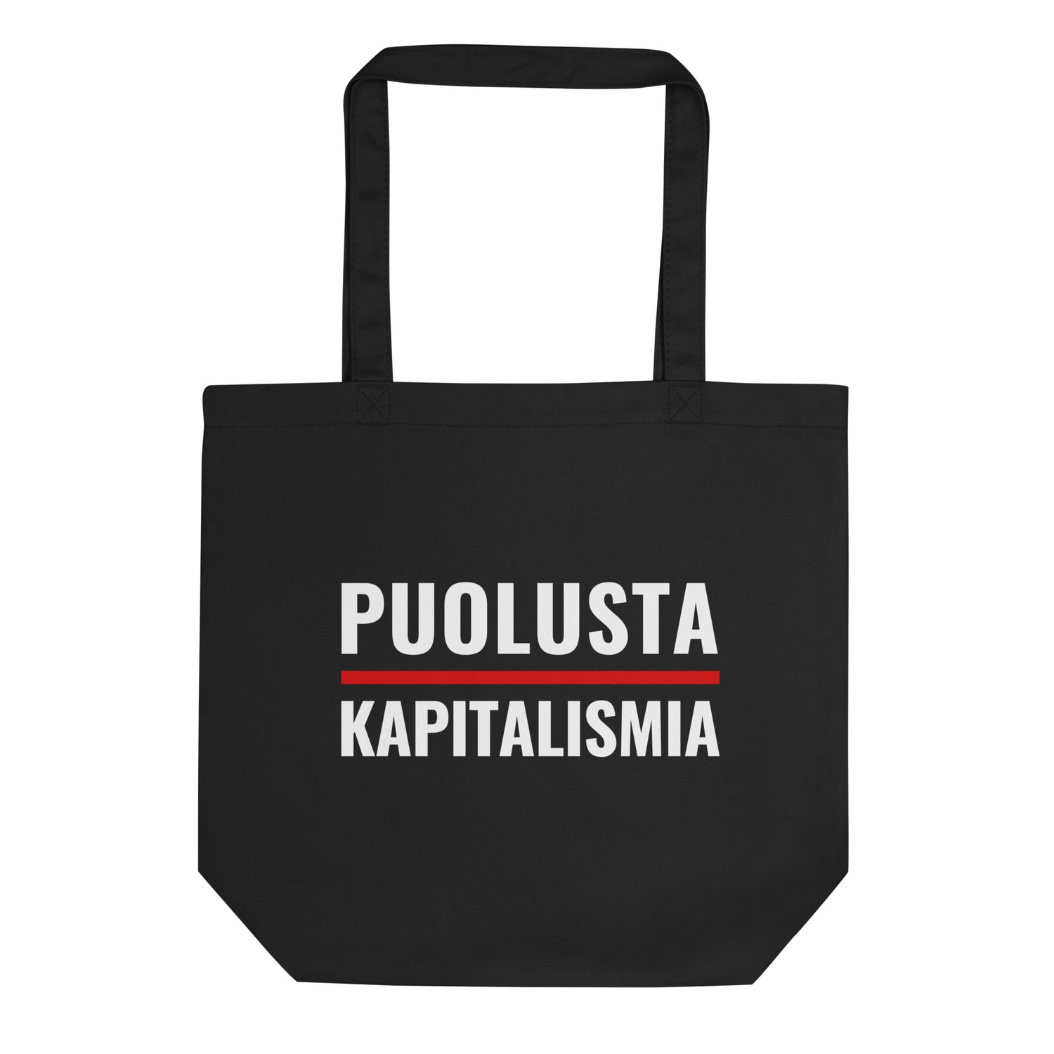 Puolusta Kapitalismia Luomupuuvilla kangaskassi