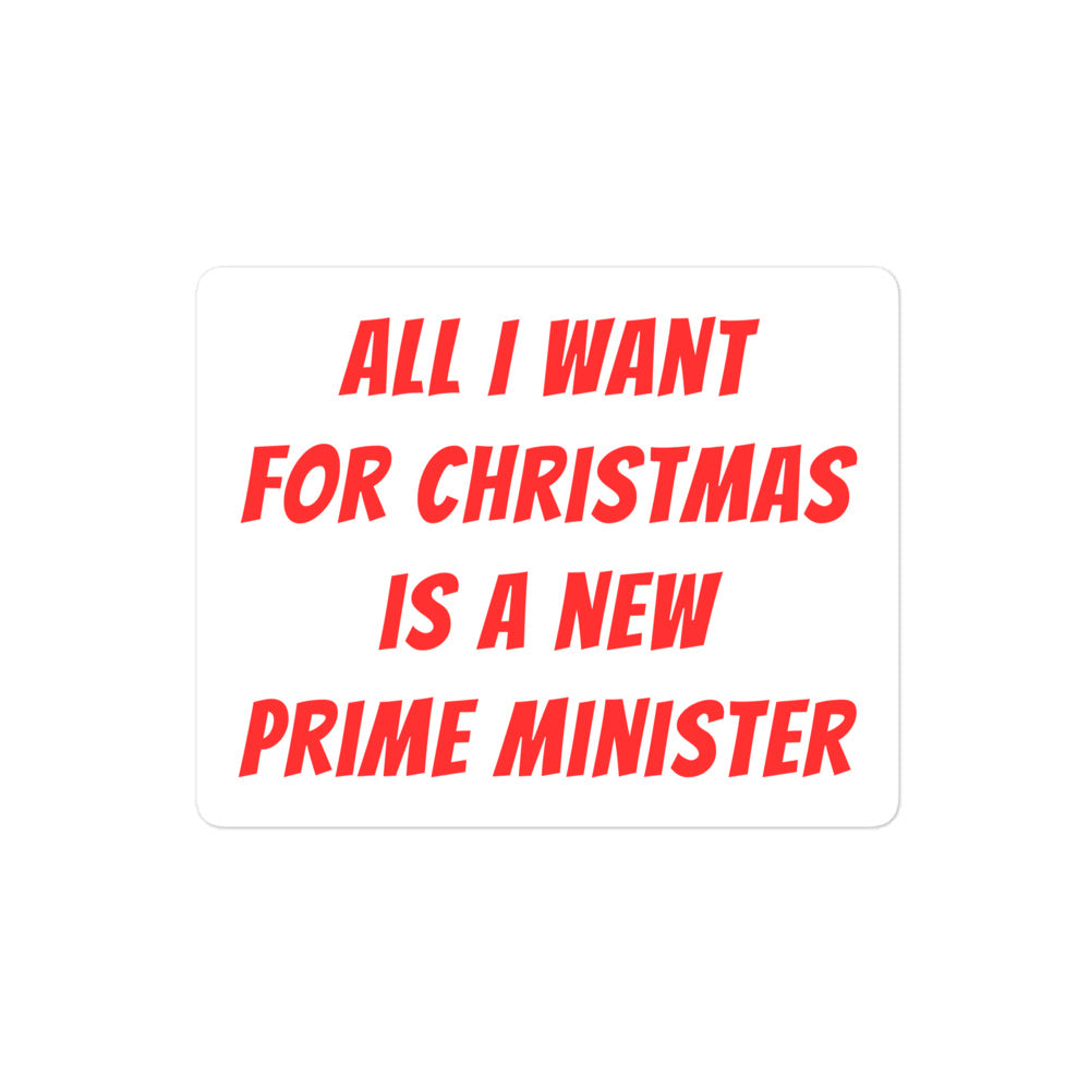 All I want for Christmas is a new Prime Minister - Tarra