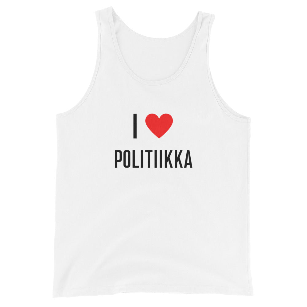 I love Politiikka Hihaton paita