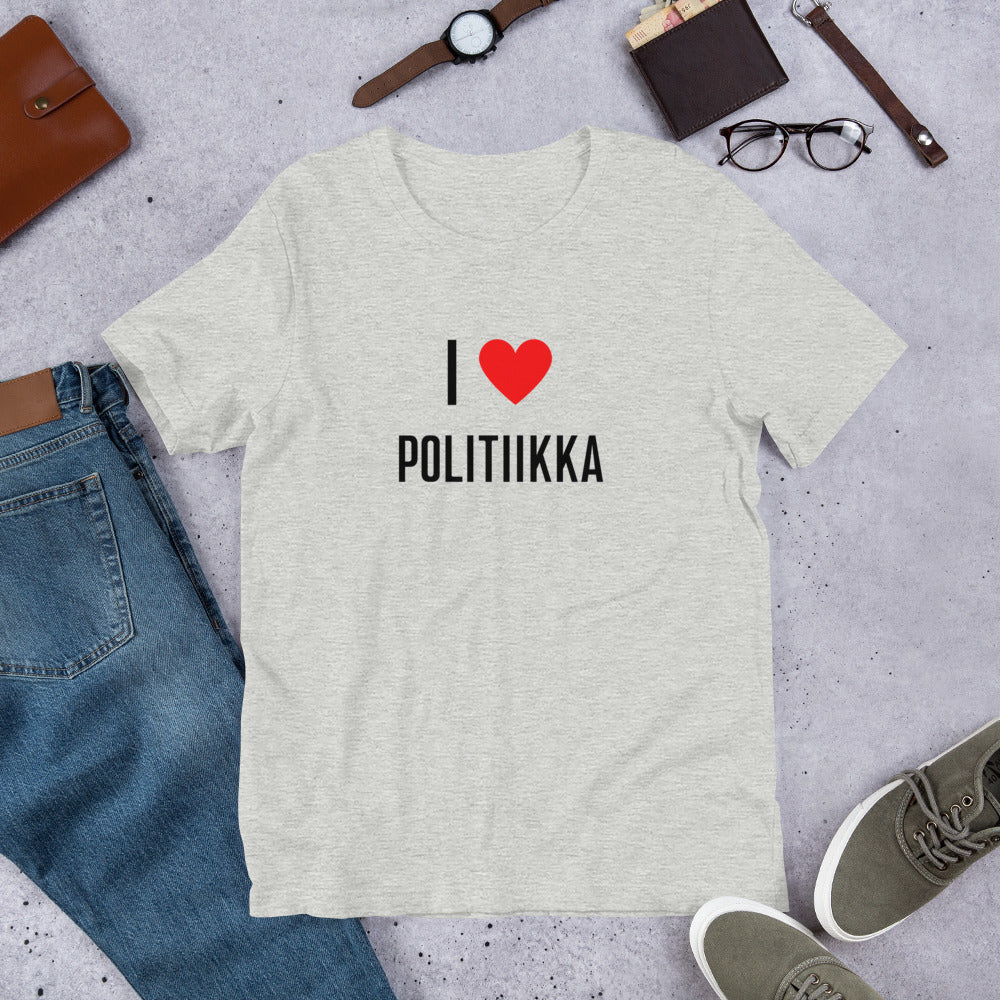 I love Politiikka T-paita