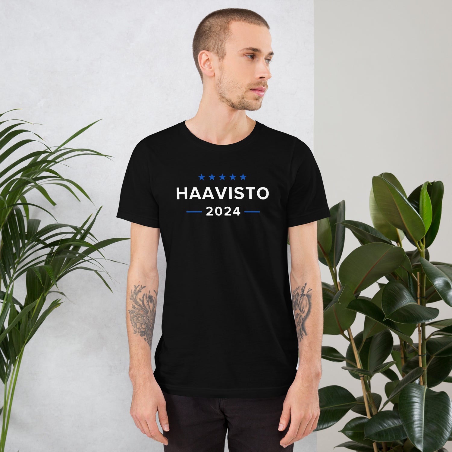 Haavisto 2024 T-paita - Musta