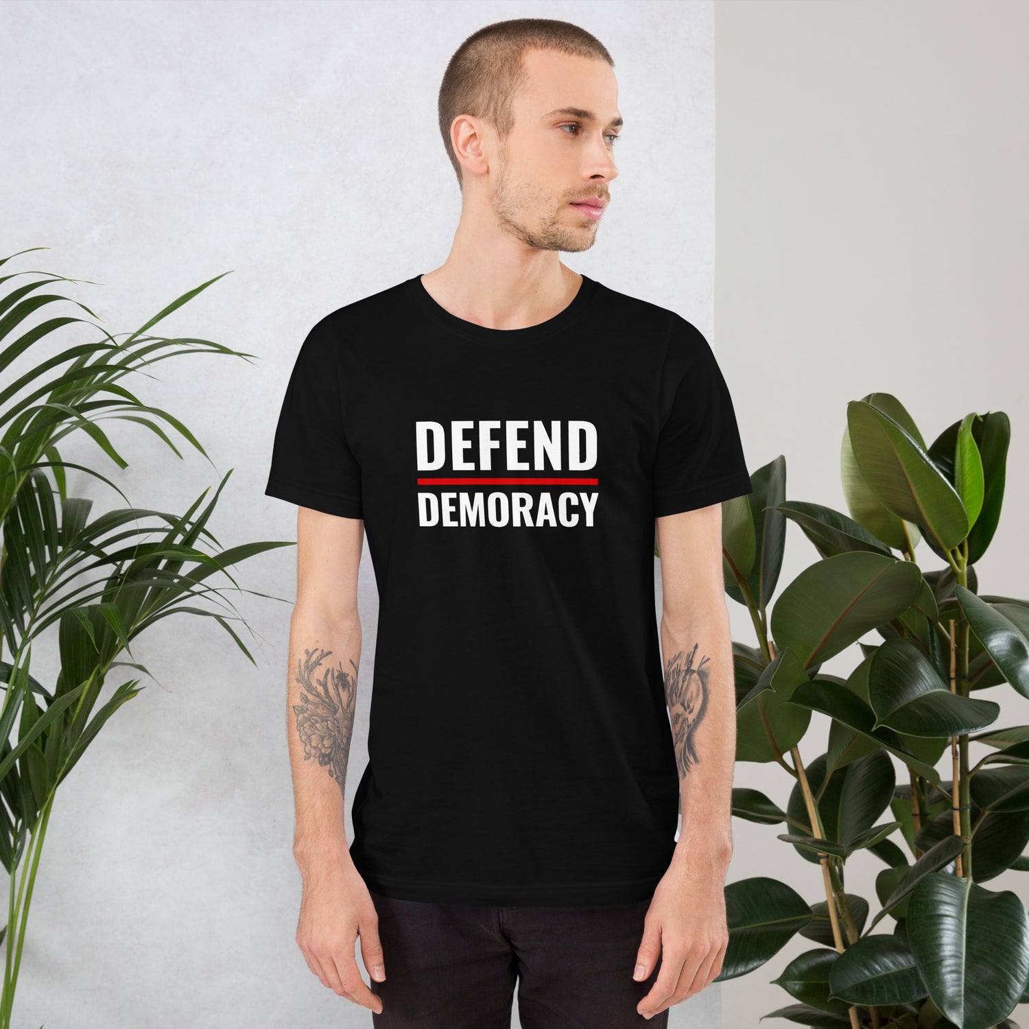 Defend Democracy T-paita