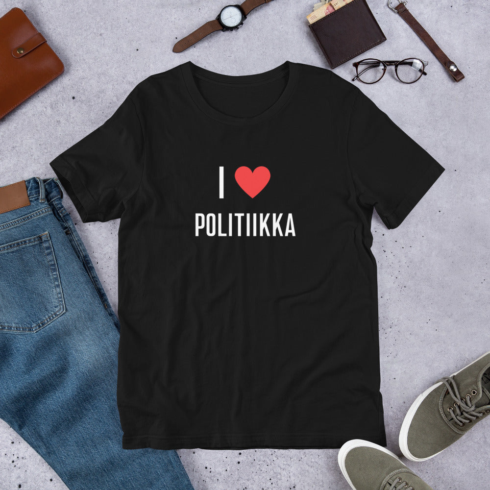 I love Politiikka T-paita