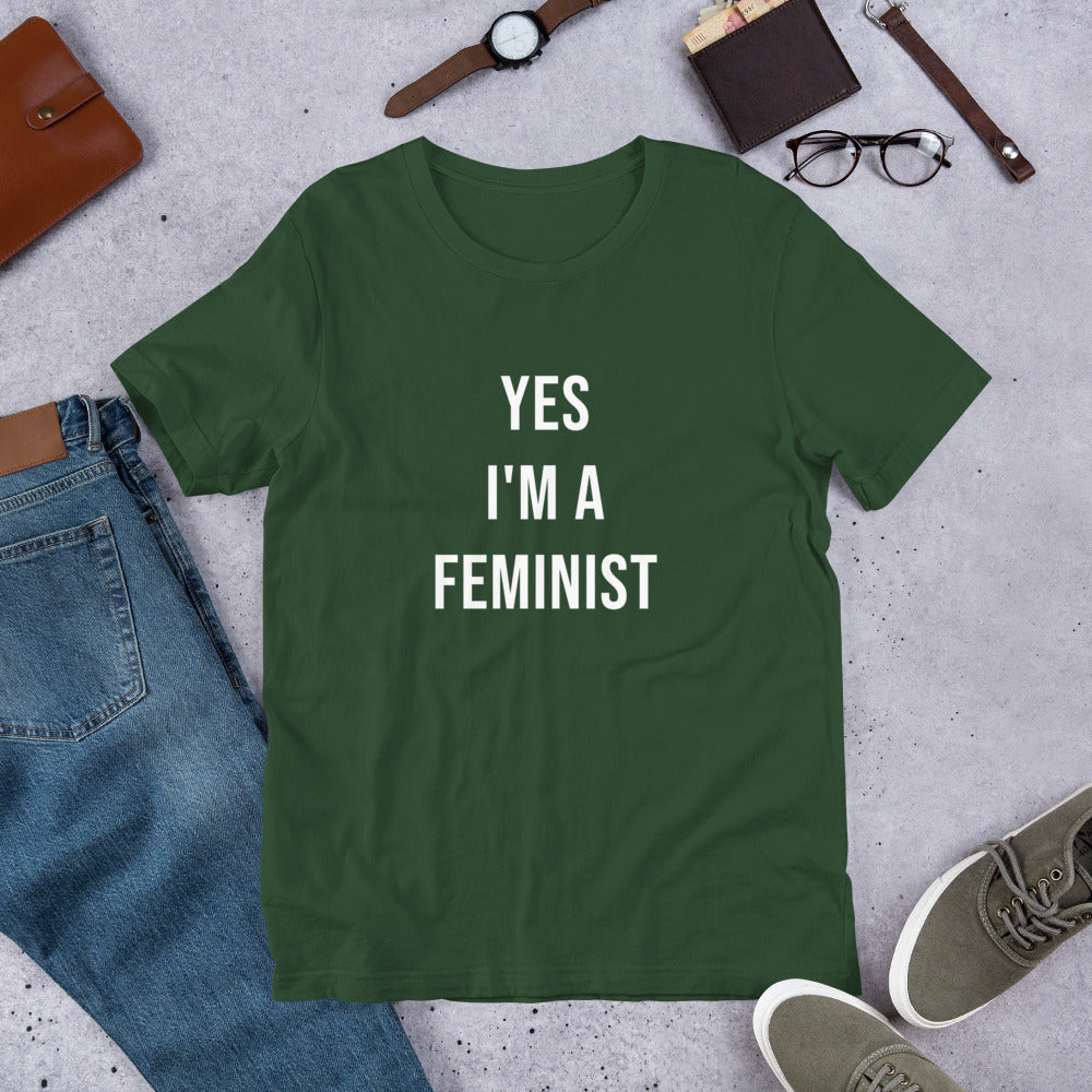 Yes I'm a Feminist T-paita