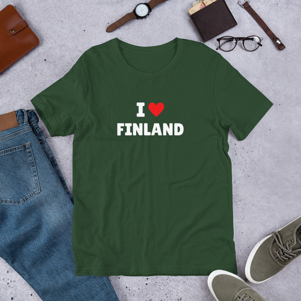 I love Finland T-paita