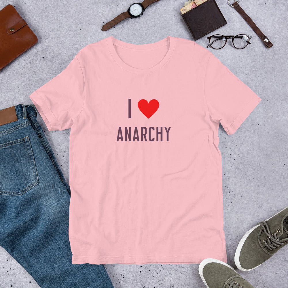 I love Anarchy T-paita