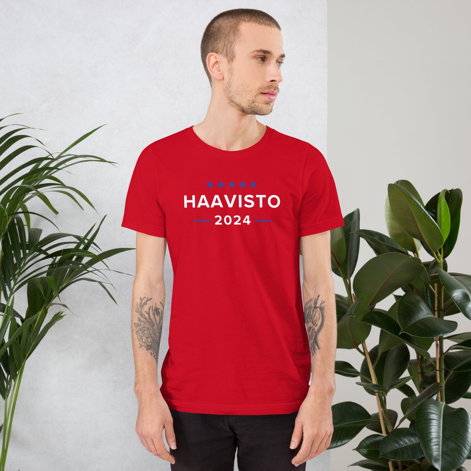 Haavisto 2024 T-paita - Punainen