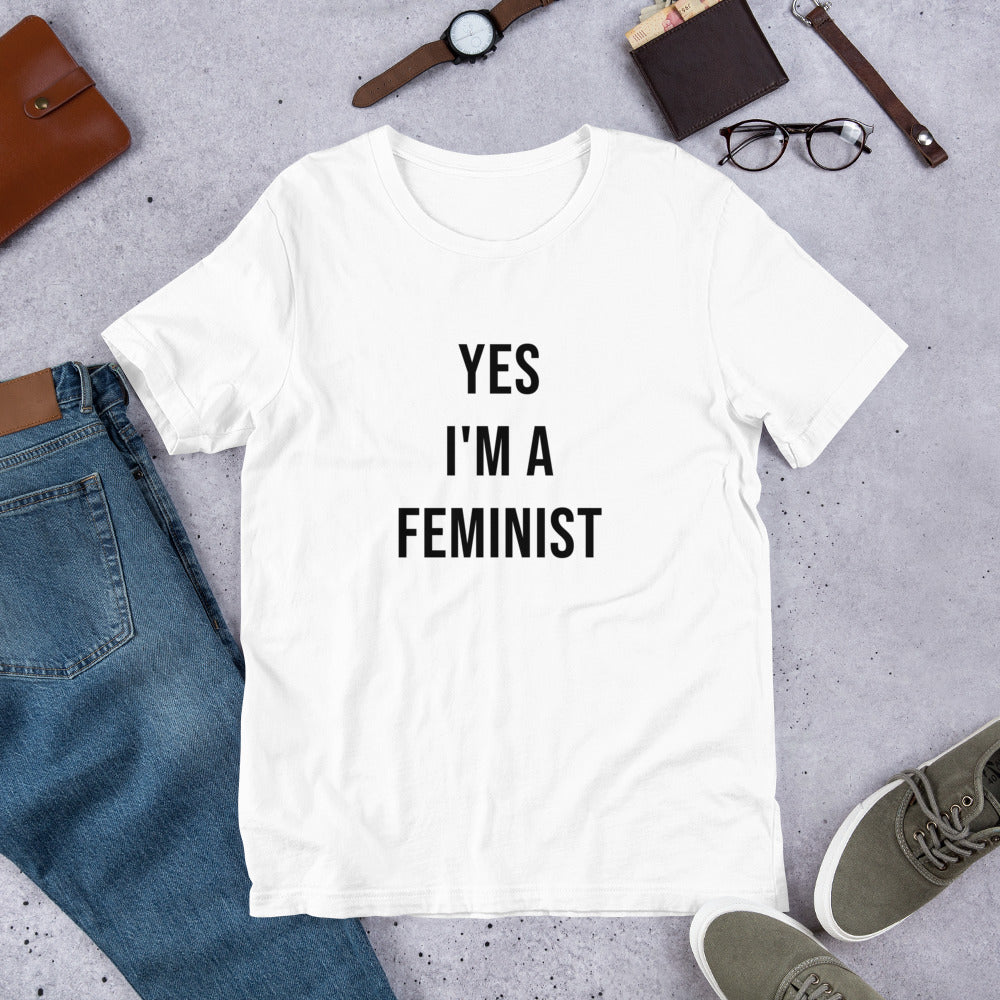 Yes I'm a Feminist T-paita