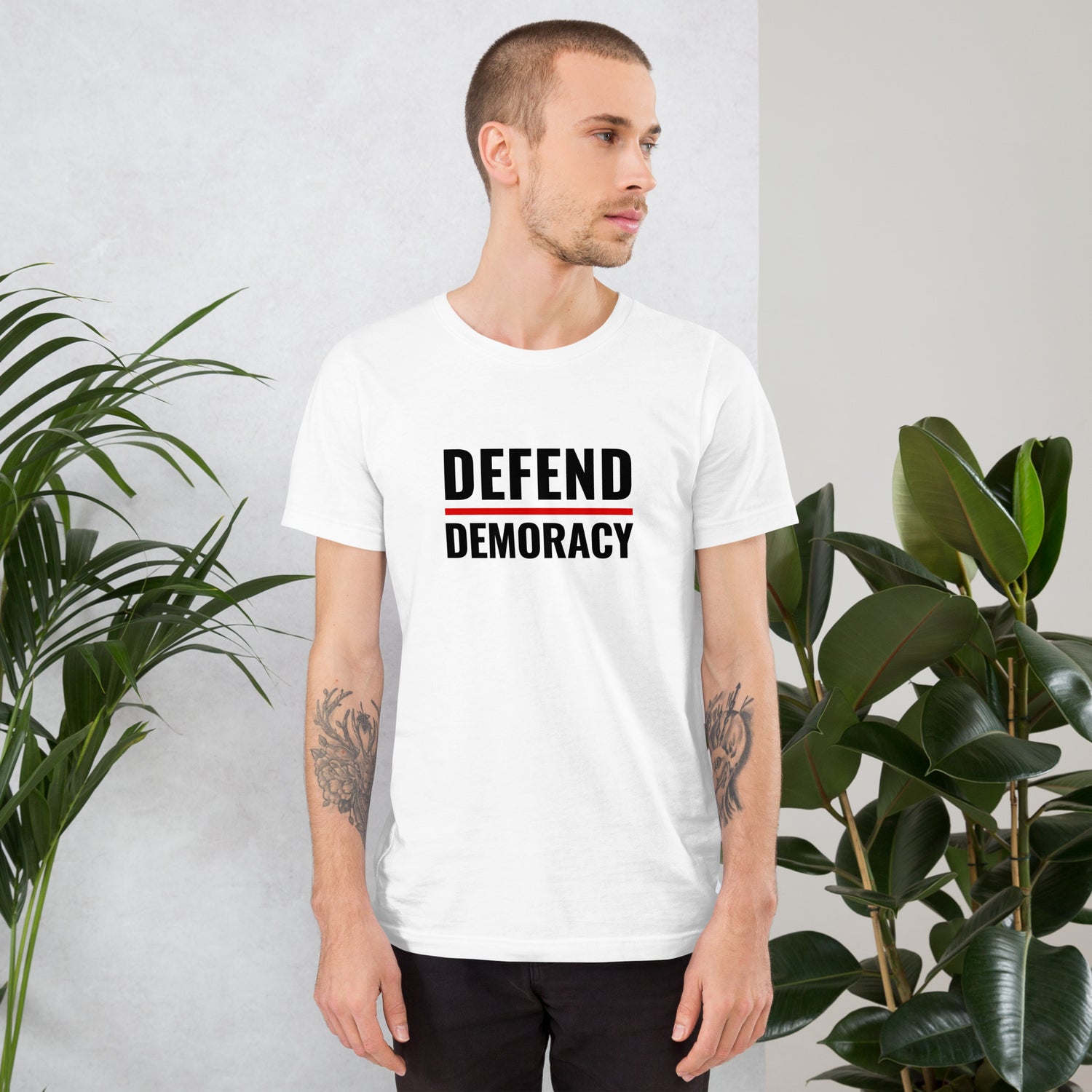 Defend Democracy T-paita