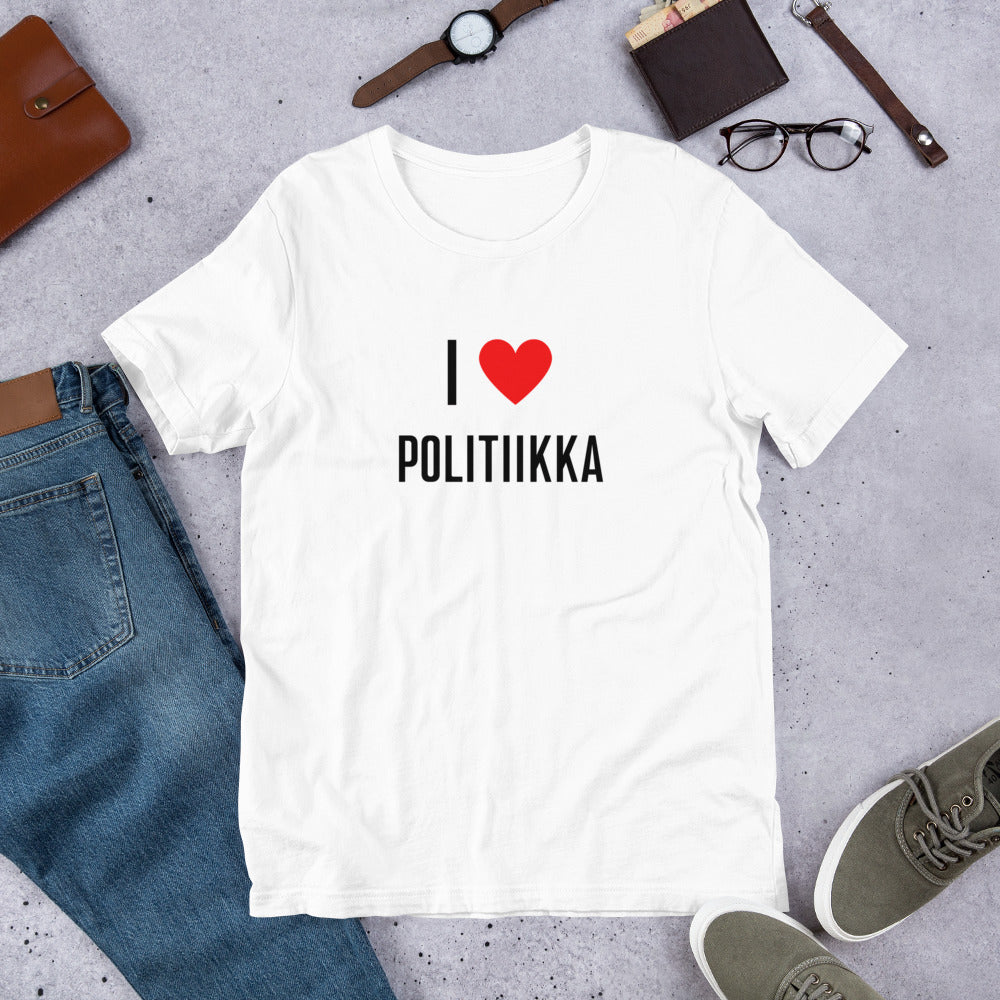 I love Politiikka T-paita