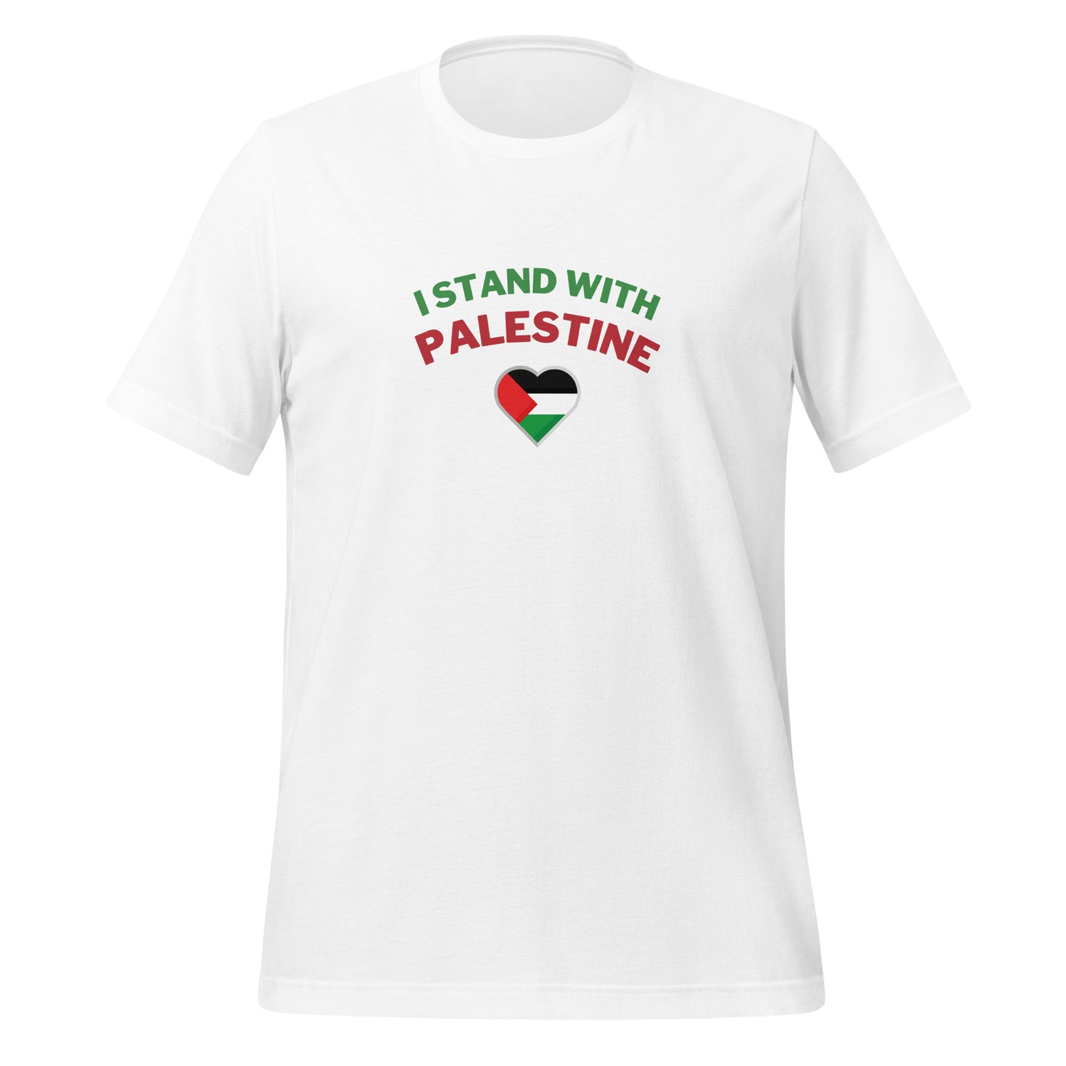 I stand with Palestine T-paita