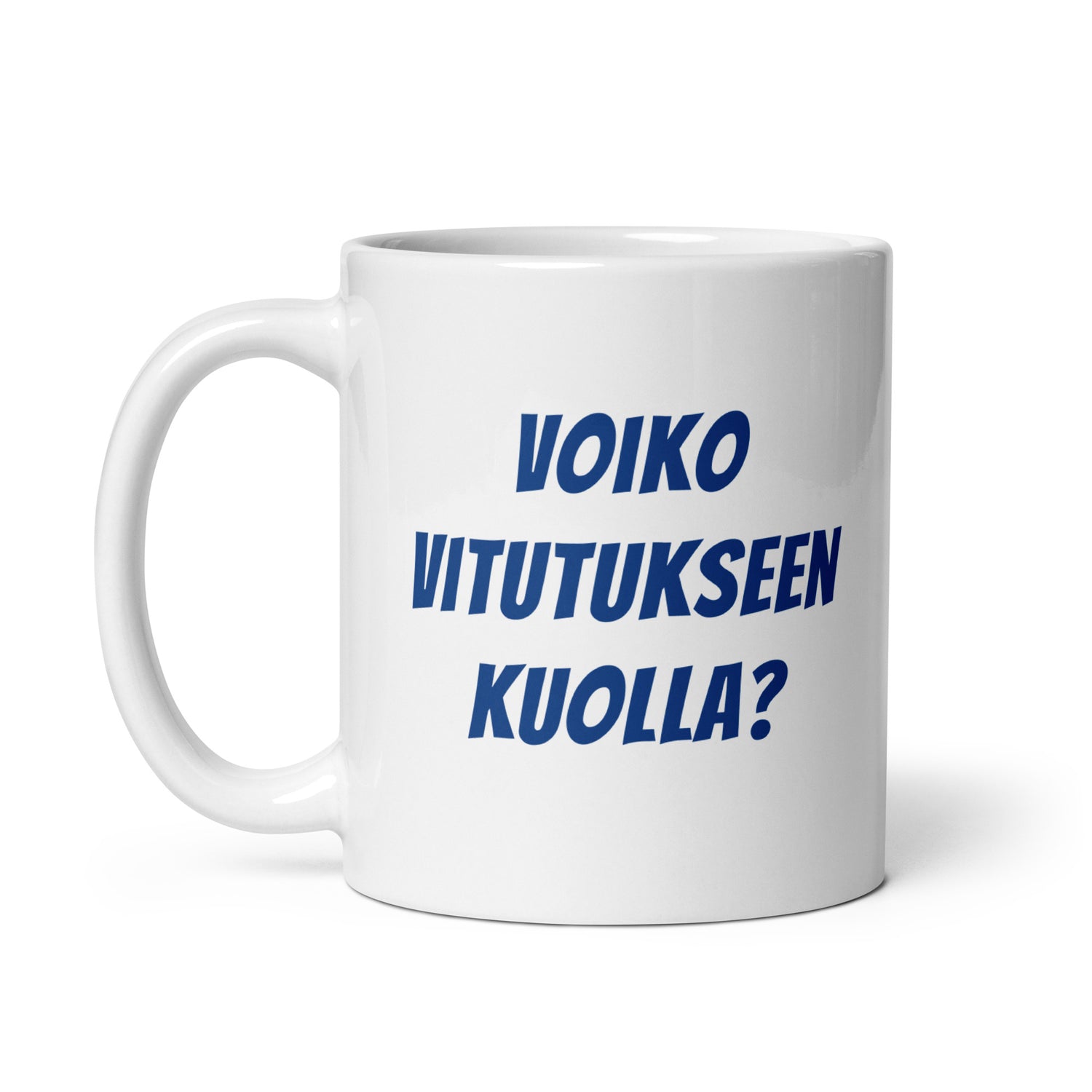 Voiko vitutukseen kuolla Muki, Valkoinen-Sininen