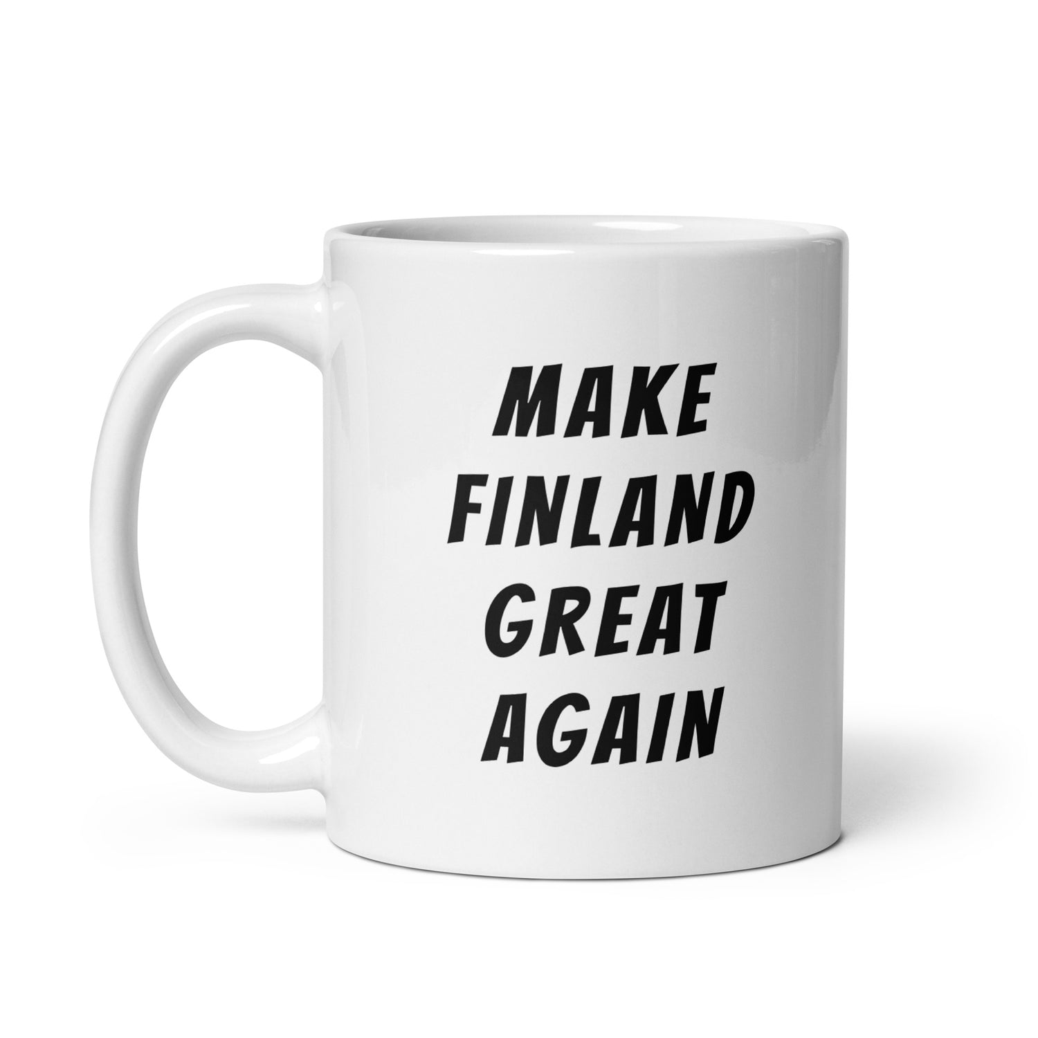 Make Finland Great Again Muki, Valkoinen-Musta