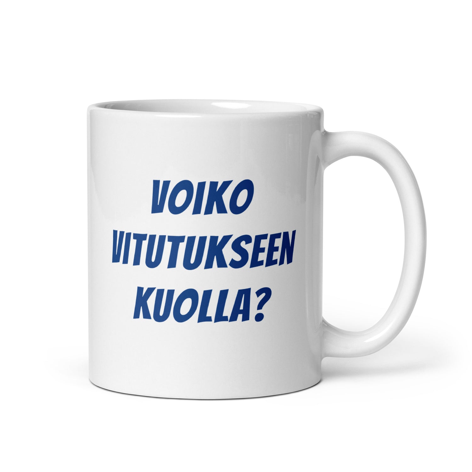 Voiko vitutukseen kuolla Muki, Valkoinen-Sininen